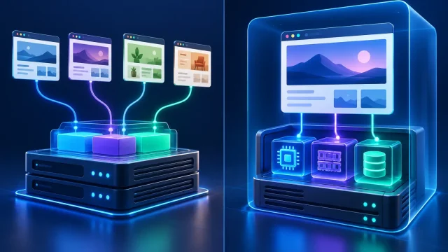 shared hosting vs VPS